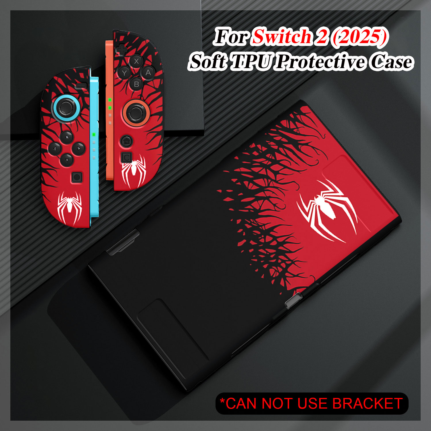Retro Gaming Case - Funda protectora con tema de araña