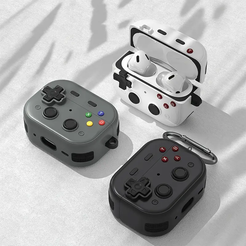 Retro Gaming Case - Funda protectora de auriculares para Airpods