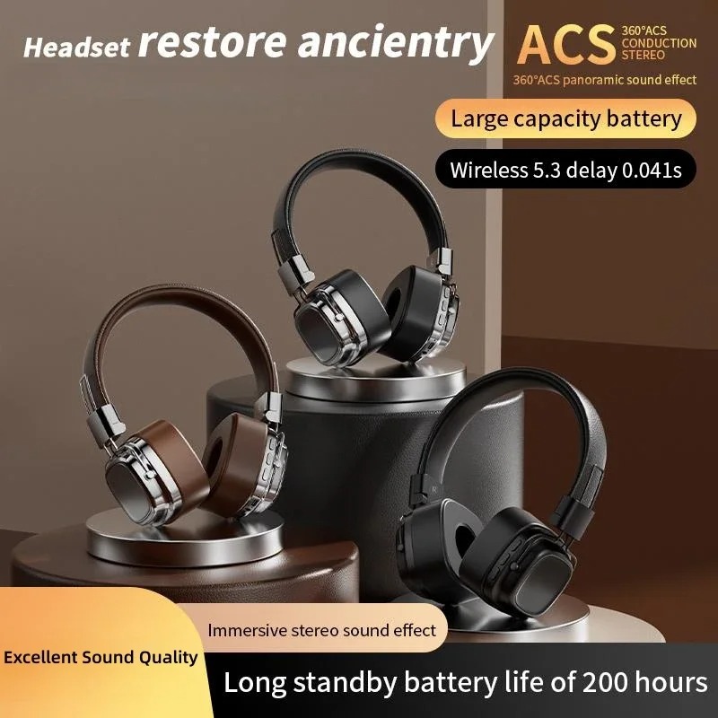 Retro Gaming On Phone - Auriculares inalámbricos de moda Retro Bluetooth