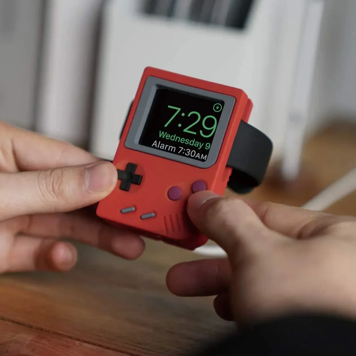 Retro Gaming Handheld - Soporte de Silicona para Cargador de