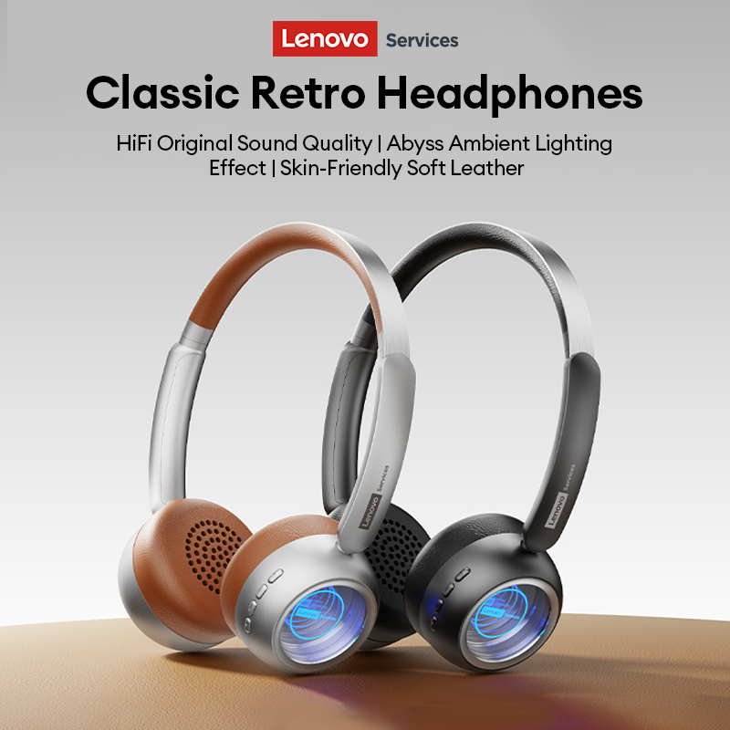 Retro Gaming On Phone - Auriculares Lenovo LS101 Retro Maillard Bluetooth
