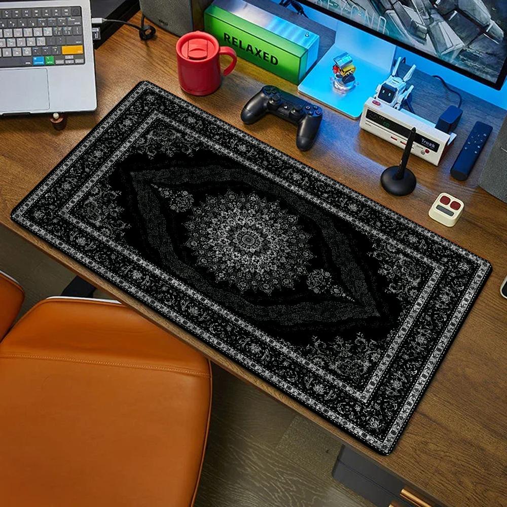 Alfombra persa negra nueva, al - Retro Gaming Realm reseña y precio