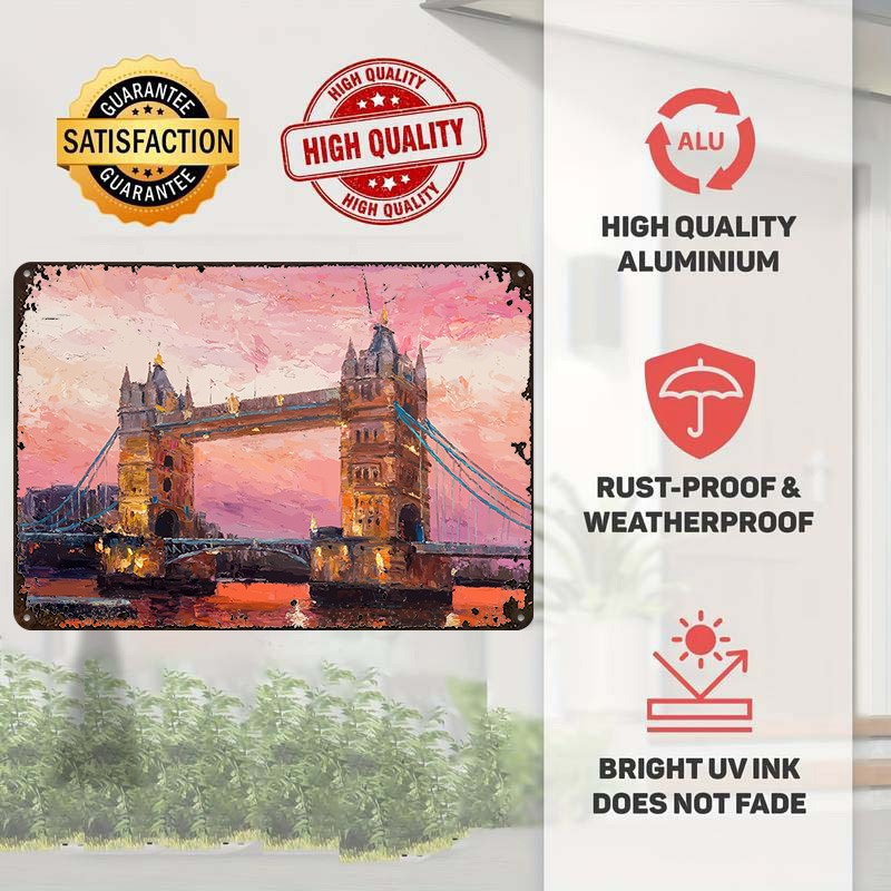 Póster Metálico de Viaje a Lon - Retro Gaming London reseña y precio