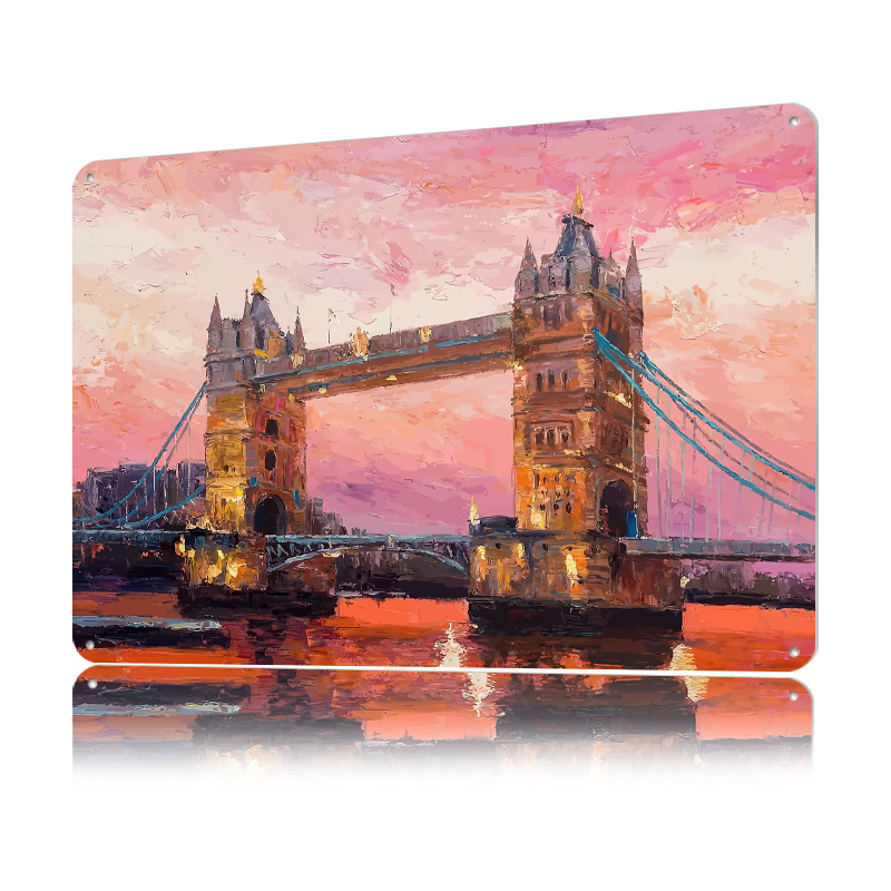 Póster Metálico de Viaje a Lon - Retro Gaming London reseña y precio