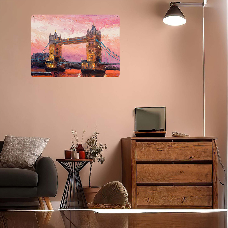 Póster Metálico de Viaje a Lon - Retro Gaming London reseña y precio