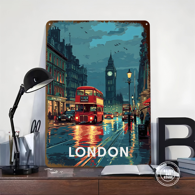 Póster de Metal del Big Ben de - Retro Gaming London reseña y precio