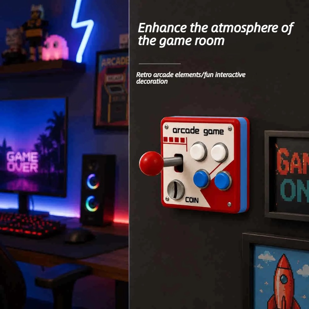 Cubierta de Joystick Retro par - Retro Gaming Decor reseña y precio