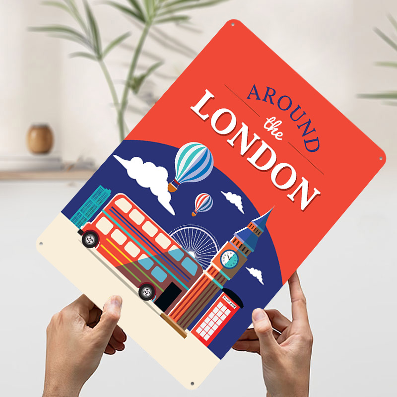 Póster Metálico de Viajes por  - Retro Gaming London reseña y precio