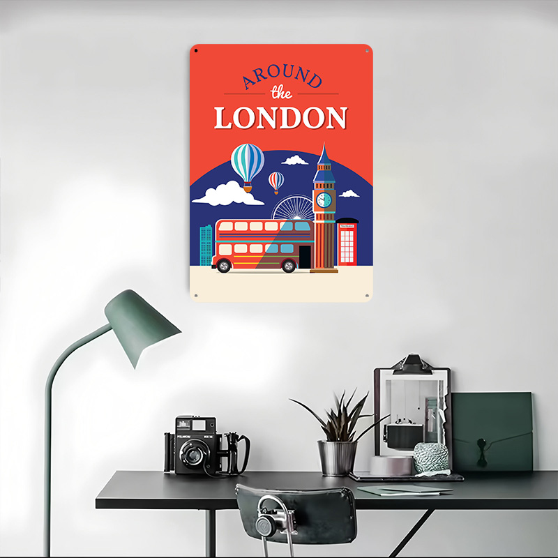 Póster Metálico de Viajes por  - Retro Gaming London reseña y precio