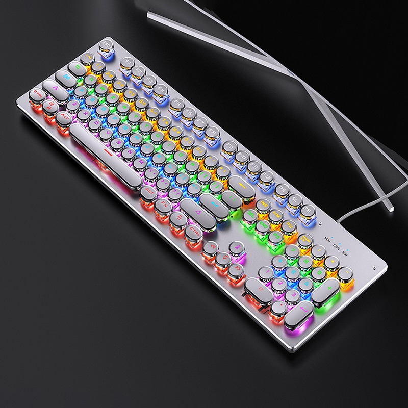 Teclado mecánico Retro Punk, i - Retro Gaming Realm reseña y precio