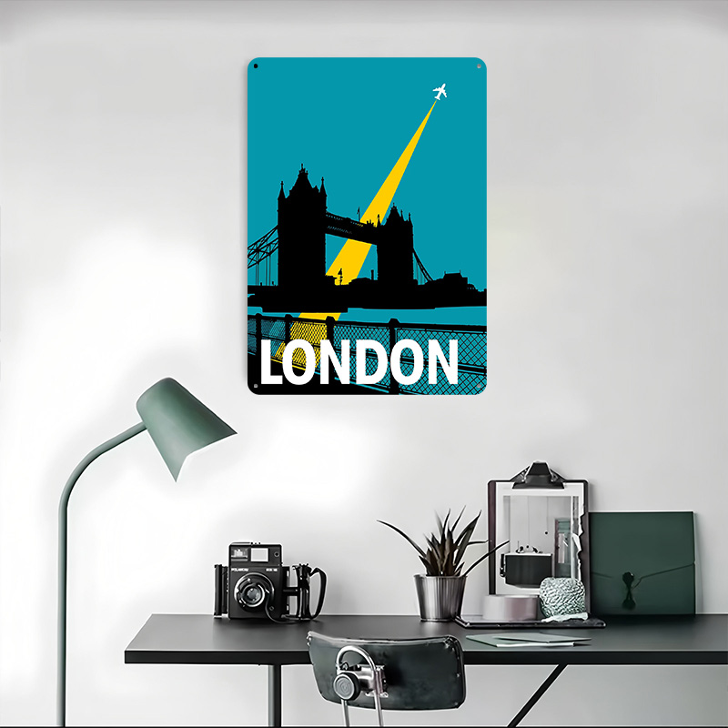 Póster Metálico de Viaje a Lon - Retro Gaming London reseña y precio