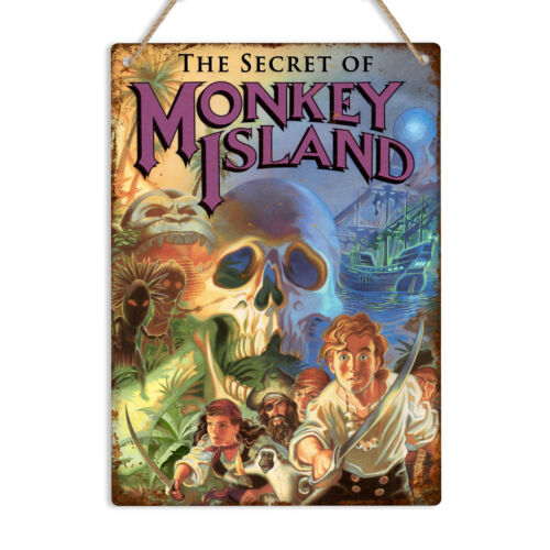 MONKEY ISLAND Amiga - Letrero  - Retro Gaming Decor reseña y precio