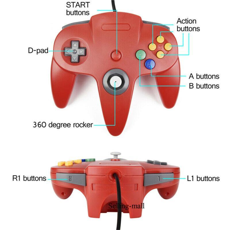 Controlador N64 clásico USB co - Retro Gaming Realm reseña y precio