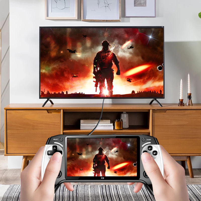 Consola de Juegos Portátil X9  - Retro Gaming For Tv reseña y precio