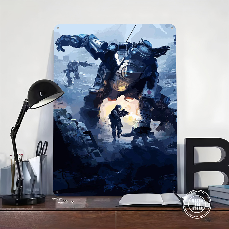 Póster de Metal Titalfall, Art - Retro Gaming At Home reseña y precio