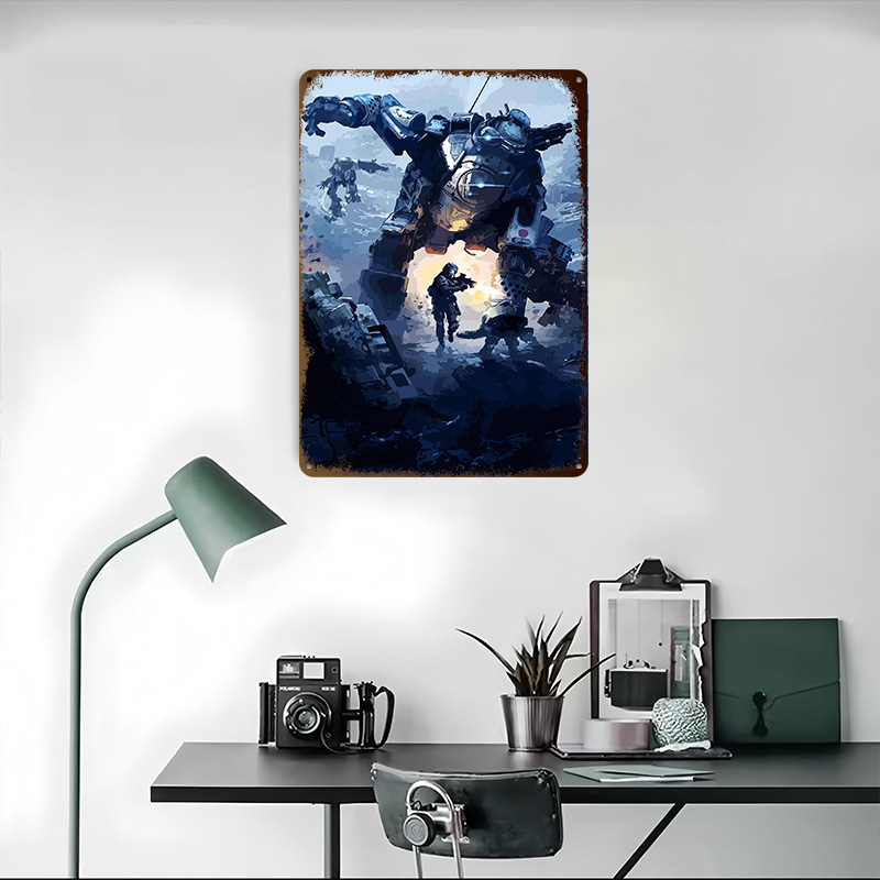 Póster de Metal Titalfall, Art - Retro Gaming At Home reseña y precio